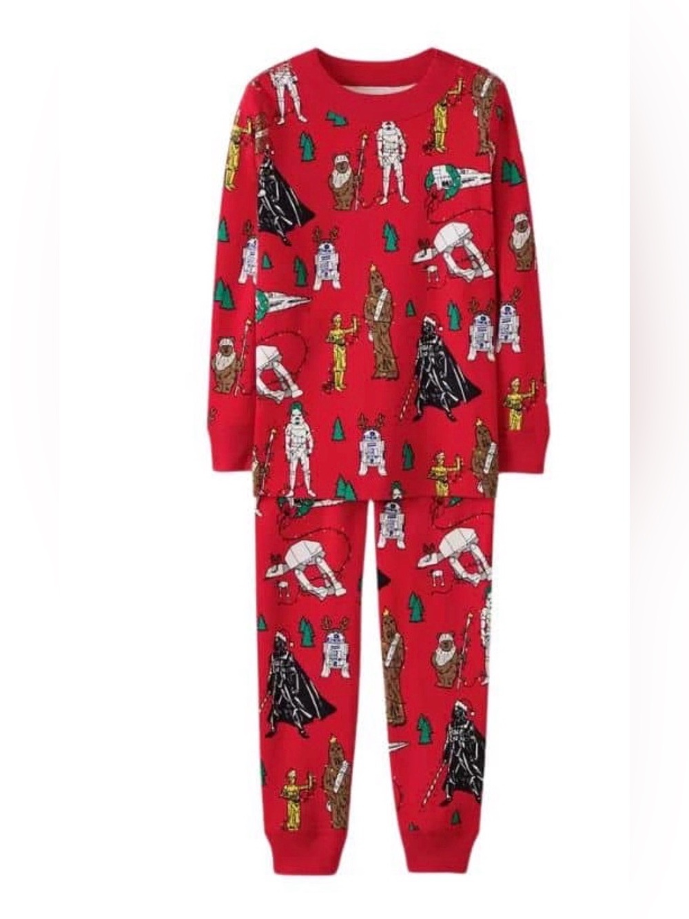 Hanna Andersson x Star Wars Org Cotton Christmas Long John Pajamas - 14-16